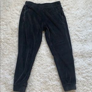 Super thin velvet sweats